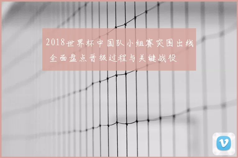 2018世界杯中国队小组赛突围出线 全面盘点晋级过程与关键战役